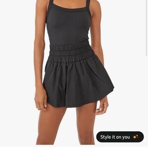 NWT Black Sleeveless Athletic Dress (shorts underneath)